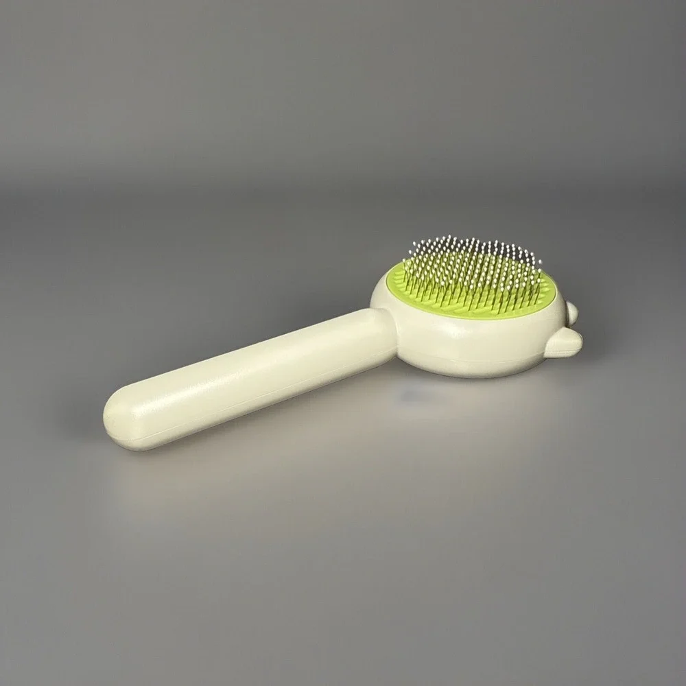 Effortless Pet Grooming with Paw Shaped Self-Cleaning Brush for All Pets